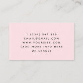 Red Chili Pepper Voedingsdeskundige Diëtist Licht  Visitekaartje (Achterkant)