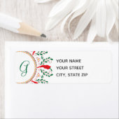 Red Chili Pepper Wreath Etiket (Insitu)