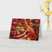 Red Chili Peppers Cadeauassortiment Kaart (Gele Bloem)