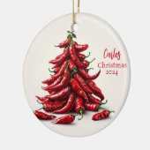 Red Chili Peppers Christmas Tree Ornament (Links)