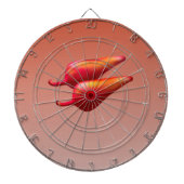 Red Chili Peppers dartboard Dartbord (Voorkant)