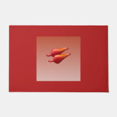 Red Chili Peppers deurmat (Voorkant)