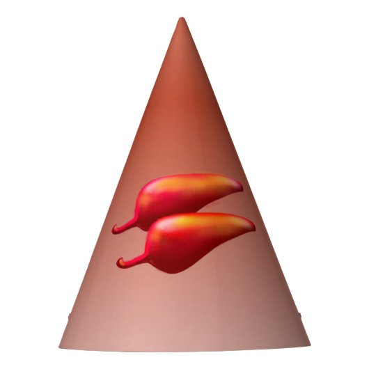 Red Chili Peppers feest petten Feesthoedjes (Voorkant)