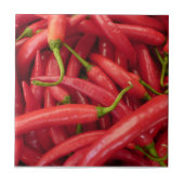 Red Chili Peppers Food Tile Tegeltje (Voorkant)