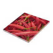 Red Chili Peppers Food Tile Tegeltje (Zijkant)