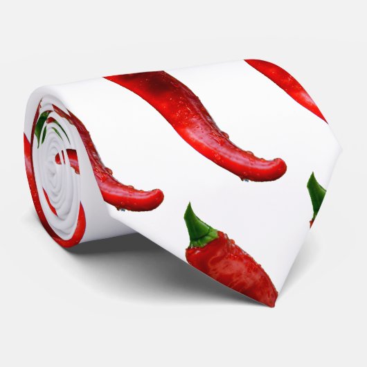 Red Chili Peppers fotografisch Stropdas (Opgerold)