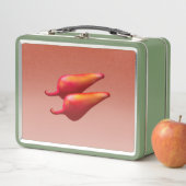 Red Chili Peppers groene lunchbox (In situ)