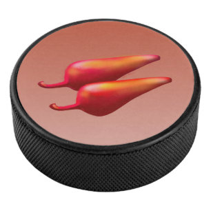 Red Chili Peppers hockey puck