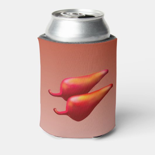 Red Chili Peppers koelbox 2 zijdig Blikjeskoeler (Blikje Achterkant)