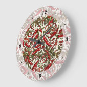 Red Chili Peppers  Patroon Grote Klok (Hoek)