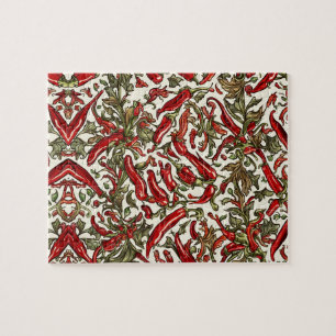 Red Chili Peppers  Patroon Legpuzzel