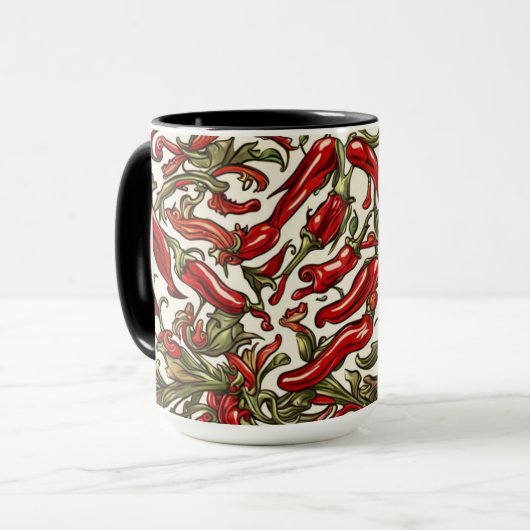 Red Chili Peppers  Patroon Mok (Voorkant links)