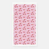 Red Chili Peppers Patroon Papier Servet (Voorkant)