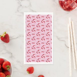 Red Chili Peppers Patroon Papier Servet