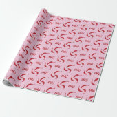 Red Chili Peppers Pattern Cadeaupapier (Uitgerold)