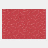 Red Chili Peppers Pattern Inpakpapier Vel (Voorkant 2)