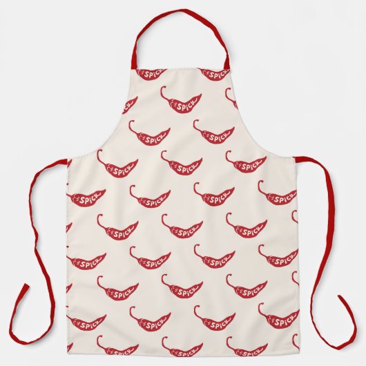 Red Chili Peppers Pattern Schort (Voorkant)