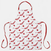 Red Chili Peppers Pattern Schort (Voorkant)