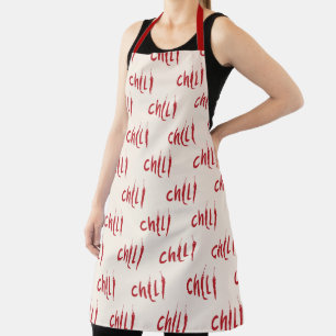 Red Chili Peppers Pattern Schort