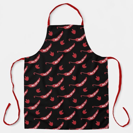 Red Chili Peppers Pattern Schort (Voorkant)