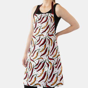 Red Chili Peppers Pattern Schort