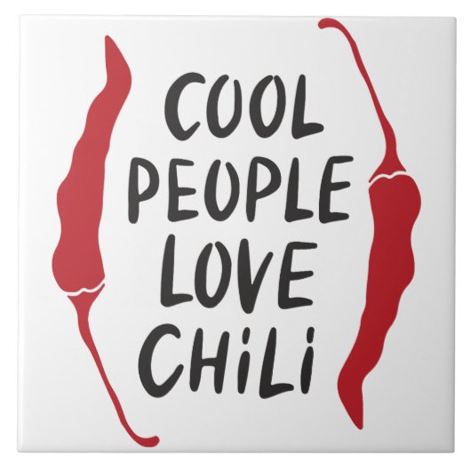 Red Chili Peppers Quote Tegeltje (Voorkant)