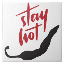 Red Chili Peppers Quote Tegeltje