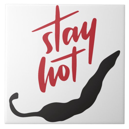 Red Chili Peppers Quote Tegeltje (Voorkant)