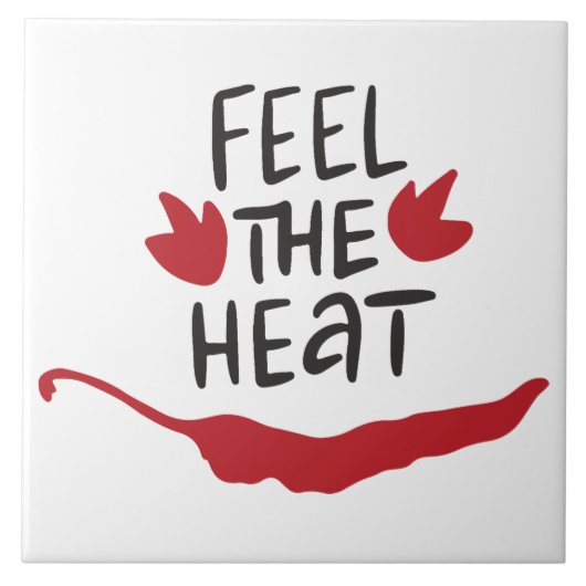 Red Chili Peppers Quote Tegeltje (Voorkant)