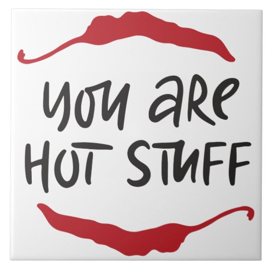 Red Chili Peppers Quote Tegeltje (Voorkant)