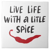 Red Chili Peppers Quote Tegeltje (Voorkant)