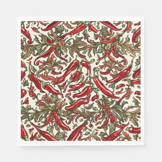 Red Chili Peppers  Servet (Voorkant)