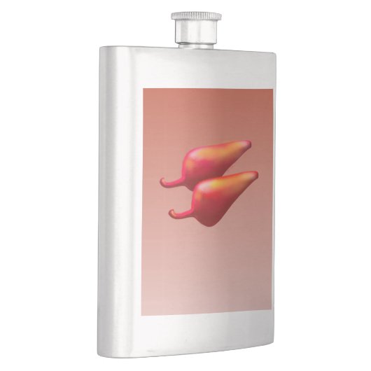 Red Chili Peppers stainless steel flask Flacon (Rechts)
