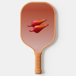 Red Chili Peppers tan pickleball paddle