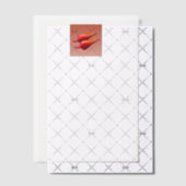 Red Chili Peppers vellum papers Uitnodigingen (Offset (Uitnodiging))