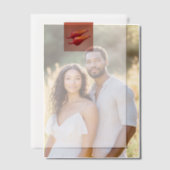 Red Chili Peppers vellum papers Vellum Uitnodigingen (Offset (Koppel))