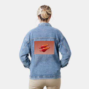 Red Chili Peppers vrouwen denim jas Denim Jacket