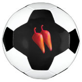 Red Chili Peppers zwart voetbal (Gedraaid)