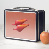 Red Chili Peppers zwarte lunchbox (In situ)