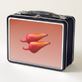Red Chili Peppers zwarte lunchbox (Voorkant)