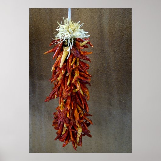 Red Chili Ristra Poster (Voorkant)