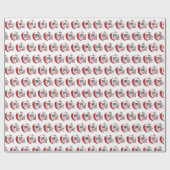 Red Chili Ruik de liefde Cadeaupapier (Vlak)