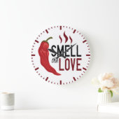 Red Chili Ruik de liefde Grote Klok (Huis)