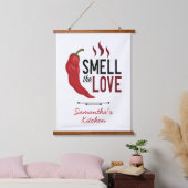 Red Chili Ruik de liefde Hangend Wandkleed (Slaapkamer)