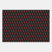 Red Chili Ruik de liefde Inpakpapier Vel (Voorkant 3)