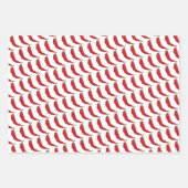 Red Chili Ruik de liefde Inpakpapier Vel (Voorkant 2)