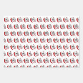 Red Chili Ruik de liefde Inpakpapier Vel (Voorkant)