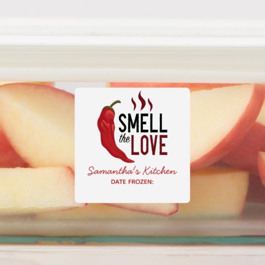 Red Chili Ruik de liefde Labels (Aangebracht)