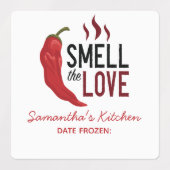 Red Chili Ruik de liefde Labels (Design 1)