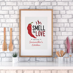 Red Chili Ruik de liefde Poster